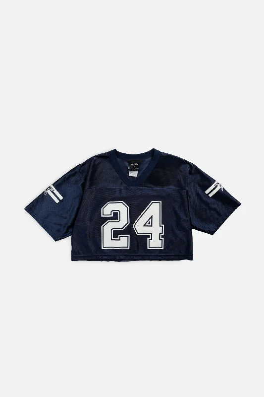 Rework Crop Dallas Cowboys NFL Jersey - S Casual Graphic Hoodies