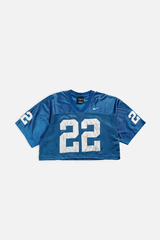 Rework Crop Football Jersey - S Graphic Sweatshirts Collection