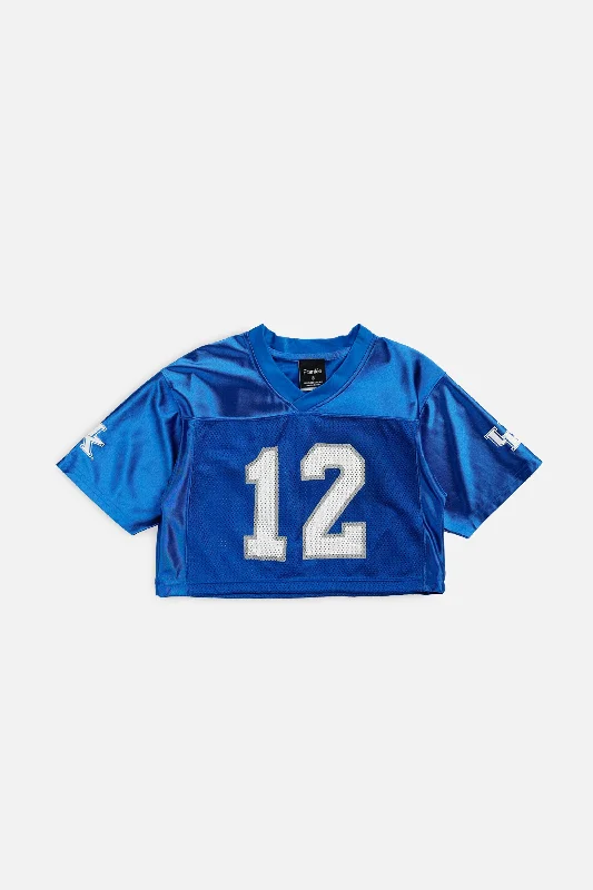 Rework Crop Kentucky Wildcats NCAA Jersey - XS Relaxed Fit Sweatshirts