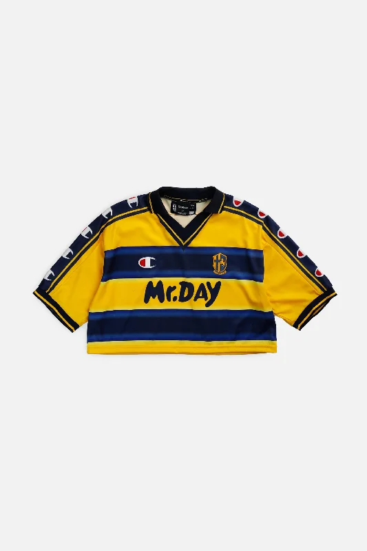 Rework Crop Parma Soccer Jersey - XL High-neck Sweatshirt Hoodie