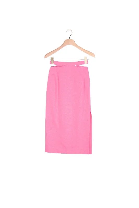 Jupe crayon midi à ceinture ajourée Zara midi dresses