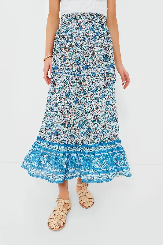 Cornflower Whimsy Prado Skirt Elegant unclassified skirts