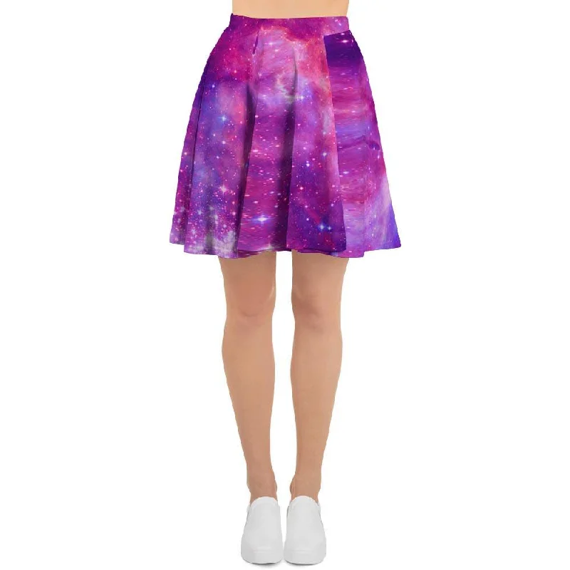 Purple Galaxy Space Women's Skirt Bright color unclassified skirts