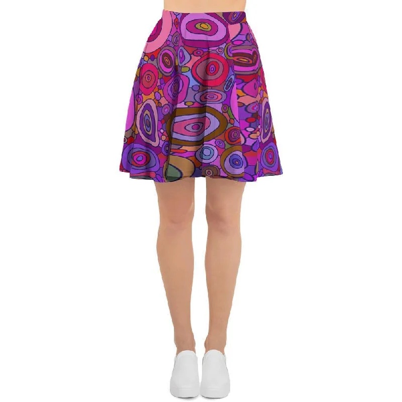 Purple Trippy Hippie Women's Skirt Printed unclassified skirts