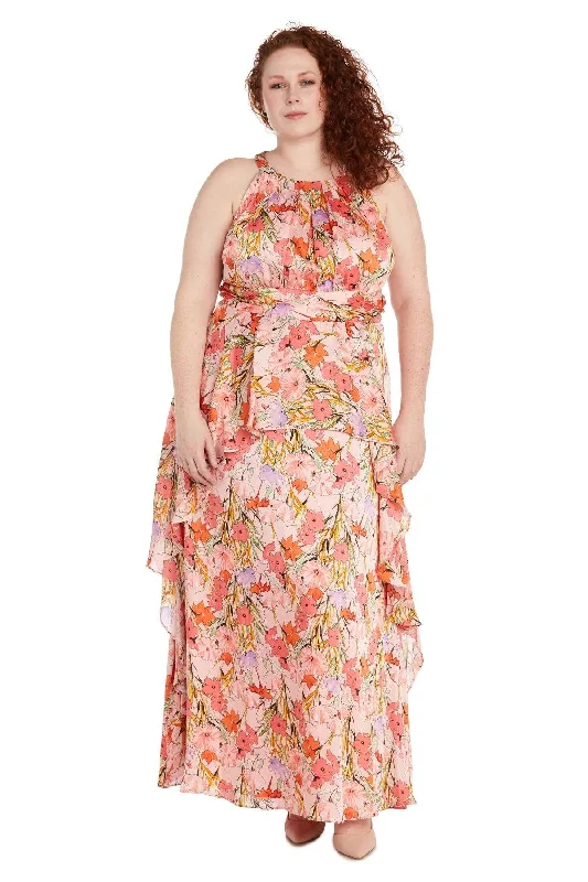 R&M Richards 1118W Plus Size Long Floral Maxi Dress Best maxi dresses for elegant looks