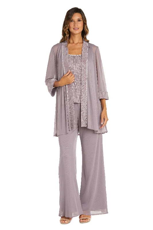 Mauve 6P R&M Richards 9084P Long Petite Jacket Pant Suit Sale Long sleeve maxi dresses