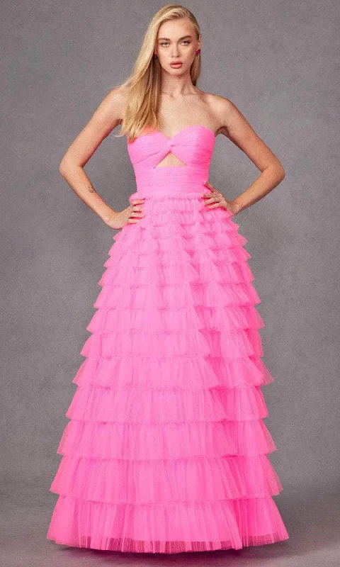 Juliet Dresses JT2456H - Sweetheart Front Keyhole Prom Gown Smocked party dresses