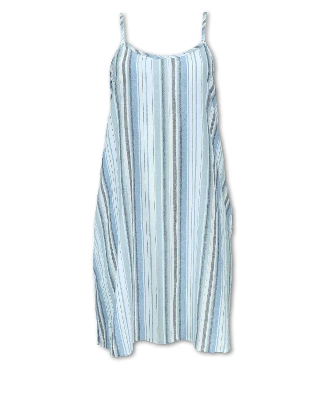 STRIPED SLIP DRESS Smocked unclassified dresses