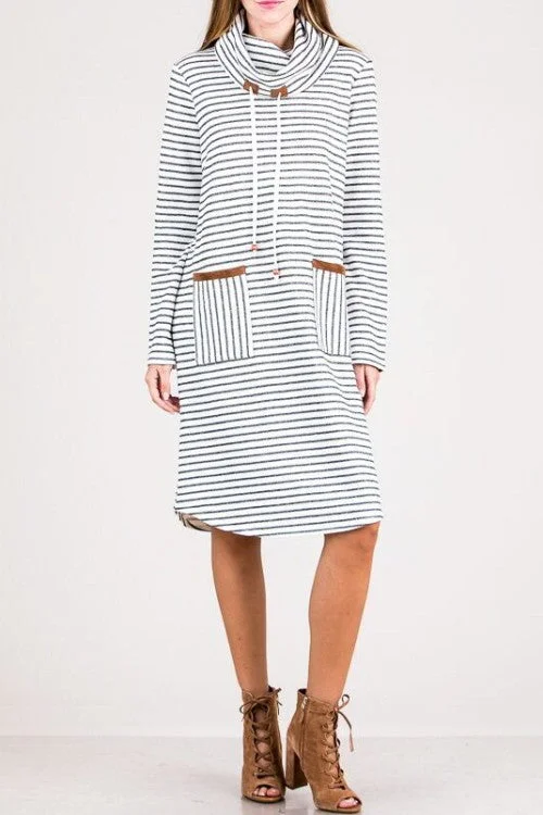 Avila Jersey Dress in Stripe Summer unclassified dresses