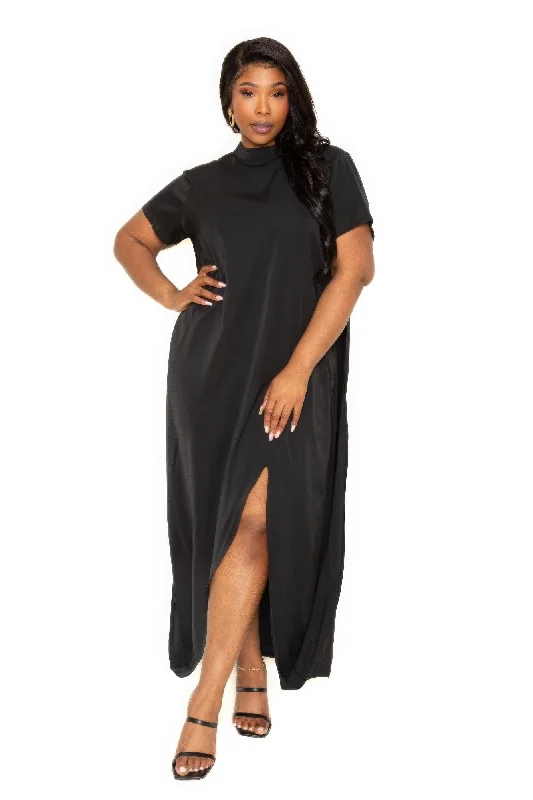 “Don’t Mock Me” Black Cape Dress Graduation unclassified dresses