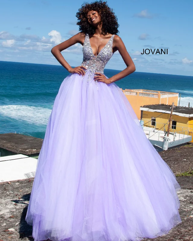 Beaded Sleeveless A-line Gown by Jovani 65379 Everyday wear unclassified dresses