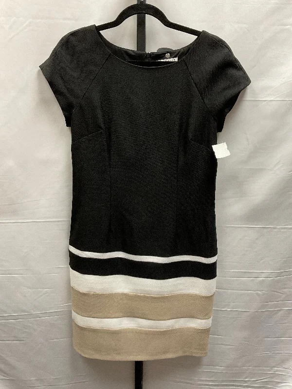 Black & Cream Dress Work Studio 1, Size S Party unclassified dresses