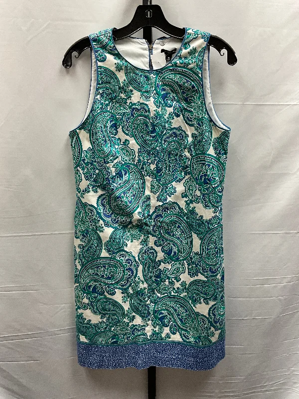 Blue & Green Dress Work Ann Taylor, Size M Unique unclassified dresses