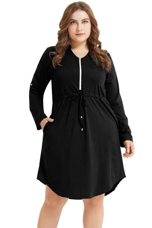 Carla Casual Dress in PLUS Monochrome unclassified dresses