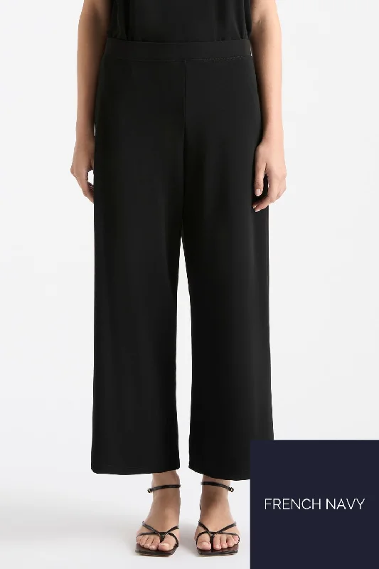 Crop Palazzo Pant | French Navy Budget-friendly unclassified dresses