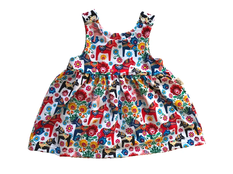 Dala horses romper dress Stylish unclassified dresses