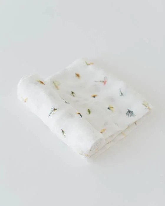 Deluxe Muslin Swaddle- Gone Fishing Knitted unclassified dresses