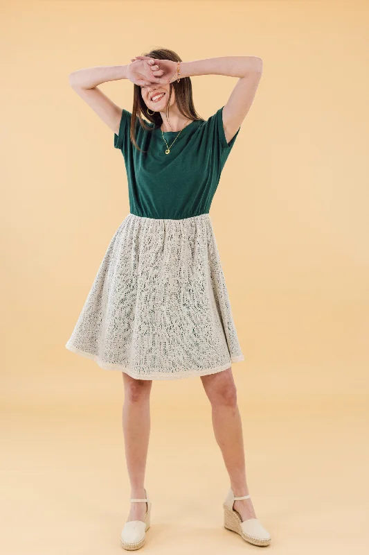 Dress Annie Pine Green Denim unclassified dresses