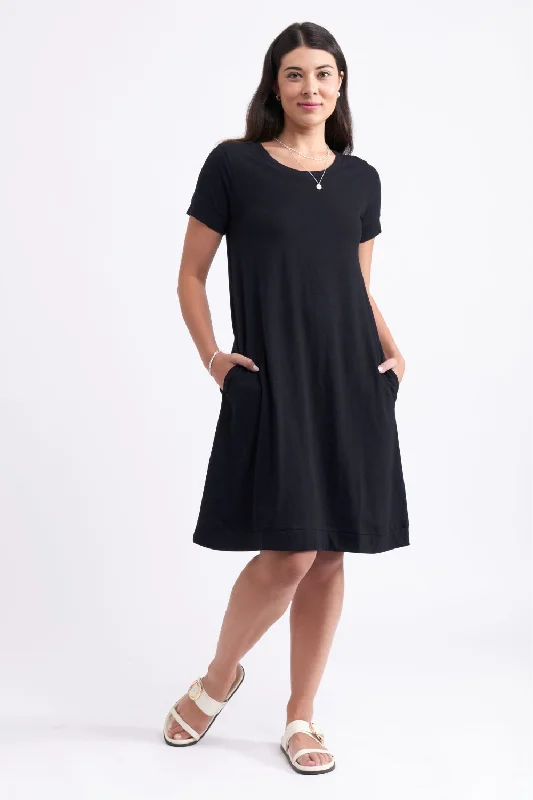 Frock & Roll Dress | Black Flowy unclassified dresses