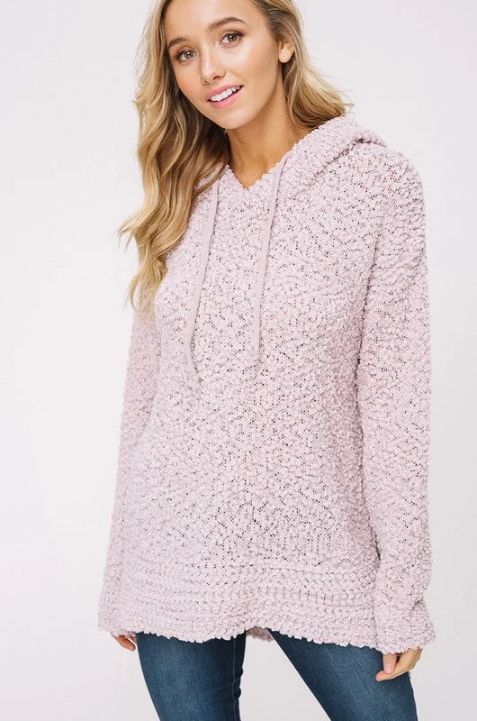 Hailey Popcorn Pullover Hoodie Bold pattern unclassified dresses