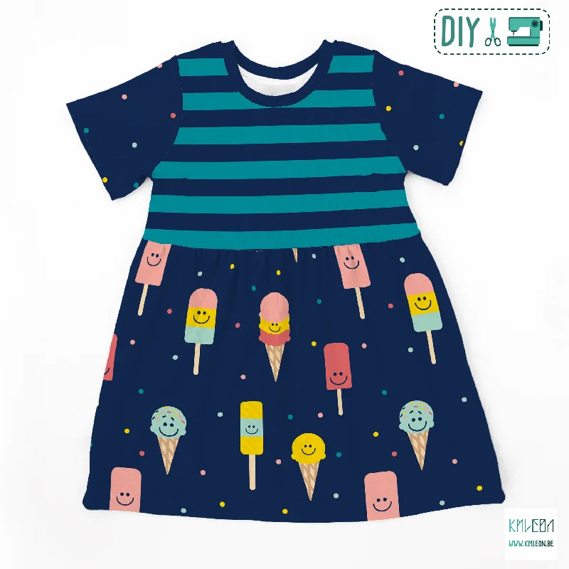 Ice cream cut and sew dress Everyday wear unclassified dresses