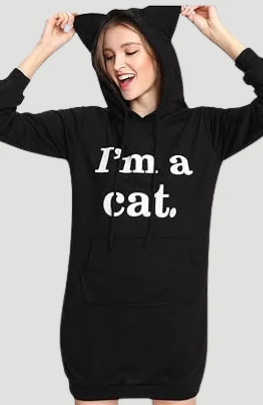 Kitty Hoodie Dress - KUCAH Breathable unclassified dresses