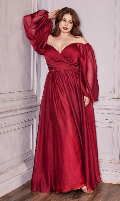 Ladivine Plus-Size Off-Shoulder Prom Dress CD243C Smocked unclassified dresses