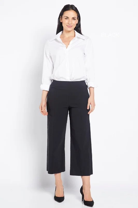 Larrie 7/8 Culotte Pant | Black Off-shoulder unclassified dresses