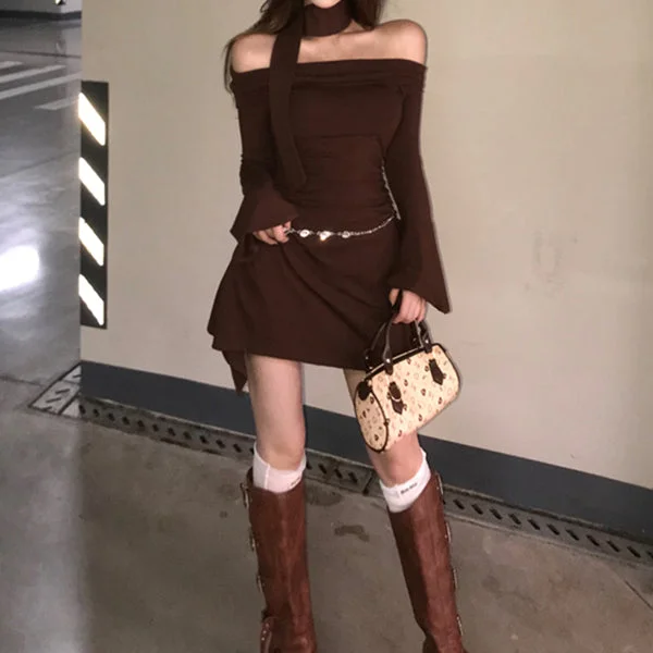 Brown Dress (No Waist Chain)