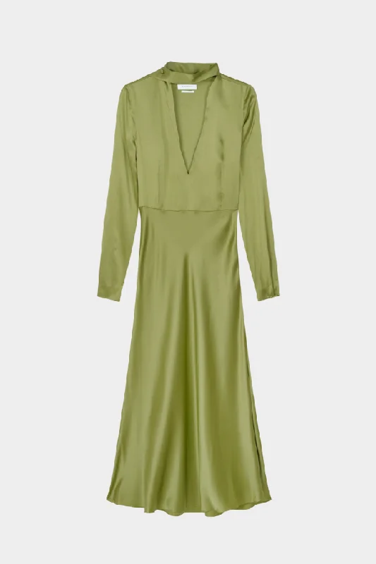 Saks Potts - Luca Dress - Moss Green Sexy unclassified dresses