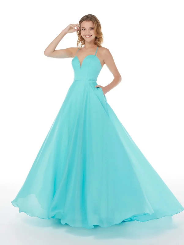 Sleeveless Chiffon A-line Gown by Studio 17 12848 Trendy unclassified dresses