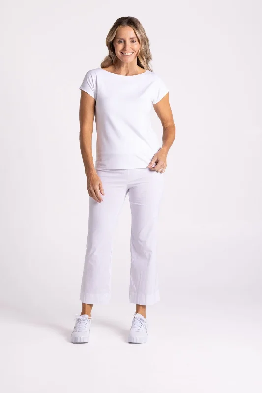 The Ultimate Wide Leg Pant | White Stretchy unclassified dresses