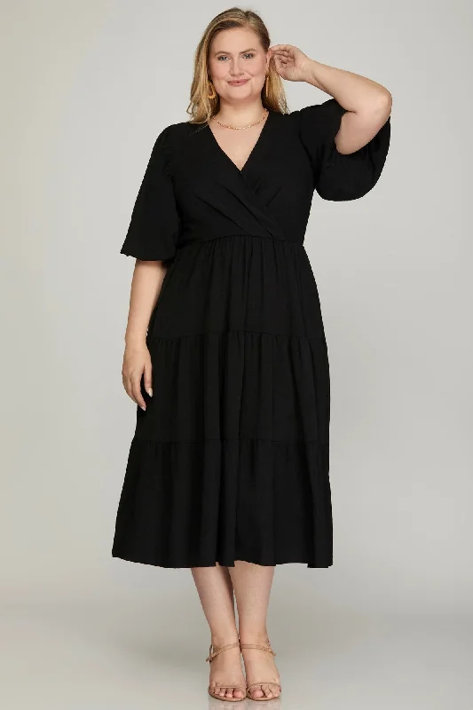 Talullah Dress in Black + Wrap unclassified dresses