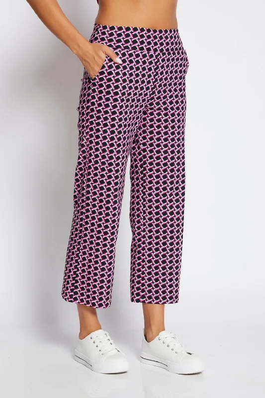 Ticket 7/8 Culotte Pant | Pink Lattice Engagement unclassified dresses