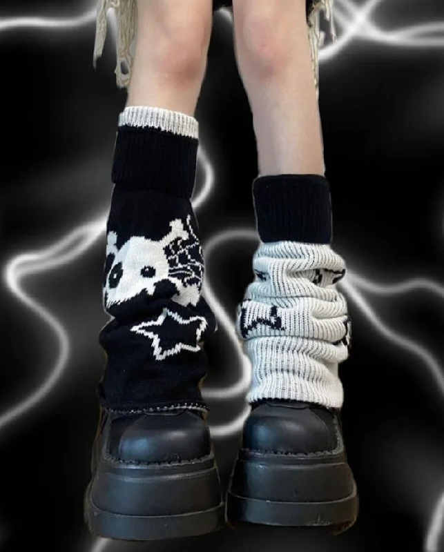 Skull & Star Goth Leg Warmers Pastel unclassified dresses