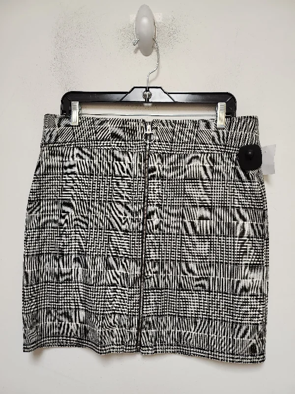 Skirt Mini & Short By Inc In Plaid Pattern, Size: 12 Fitted Mini Skirt