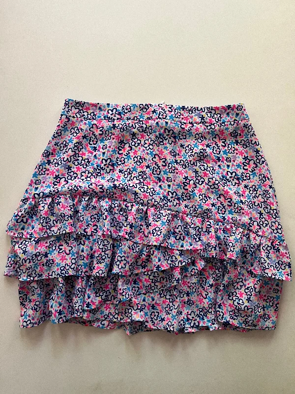 Skirt Mini & Short By Lilly Pulitzer In Floral, Size: 6 Lace Mini Skirt