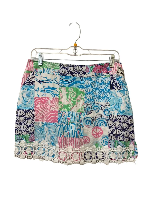 Skirt Mini & Short By Lilly Pulitzer In Multi-colored, Size: 2 Elegant Mini Skirt