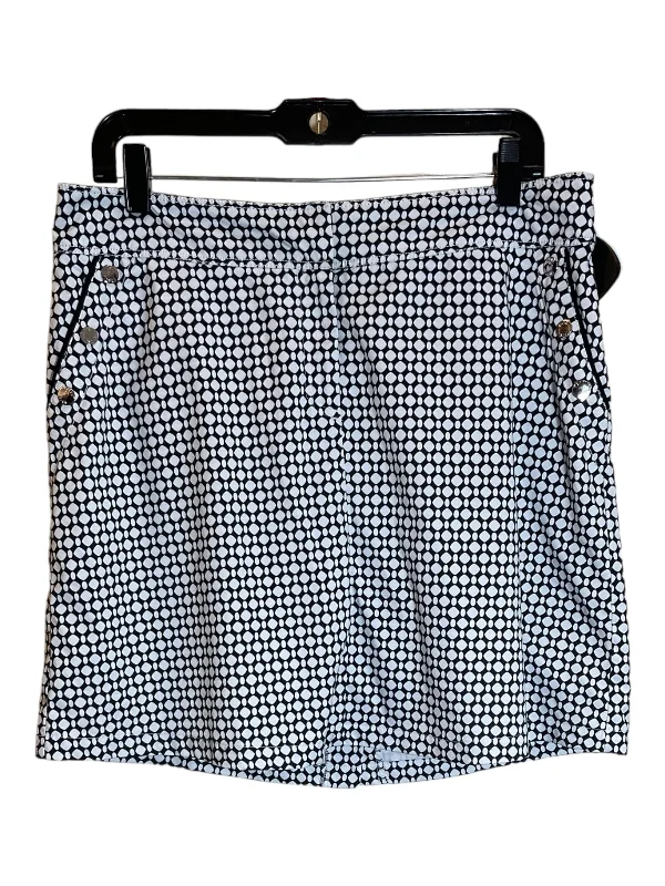 Skirt Mini & Short By Tail In Black & White, Size: M Sleek Mini Skirt