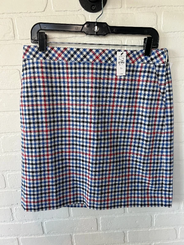 Skirt Mini & Short By Talbots In Blue & Red & White, Size: 10petite Mini Skirt Summer