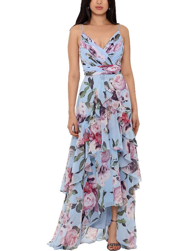 Womens Floral Maxi Evening Dress Floral Maxi Skirt