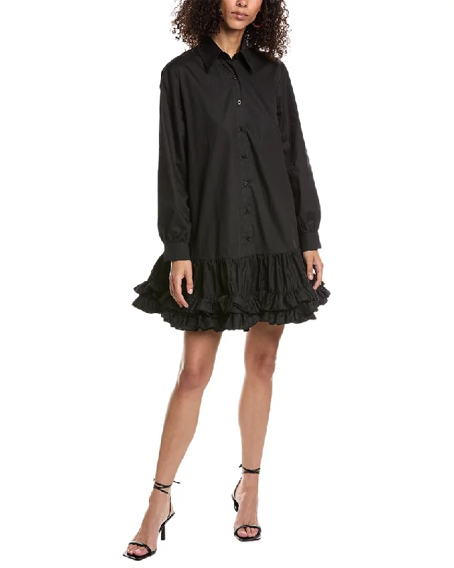 Beulah Shirtdress Flared Shirt Dress