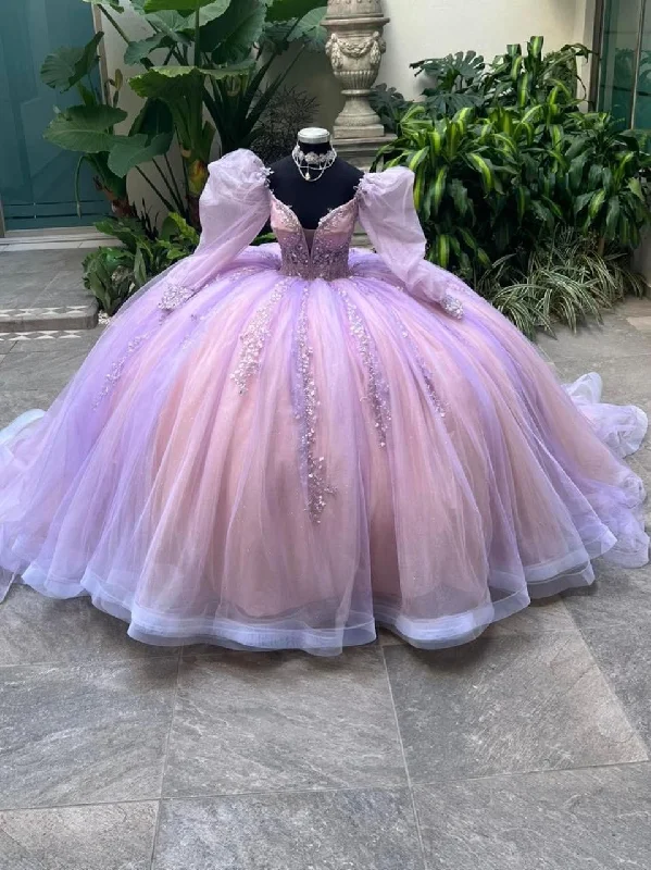 Vintage Tulle Ball Gown,Sweet 16 Dress,Princess Dress Y2353 Tulle Dress Dazzle